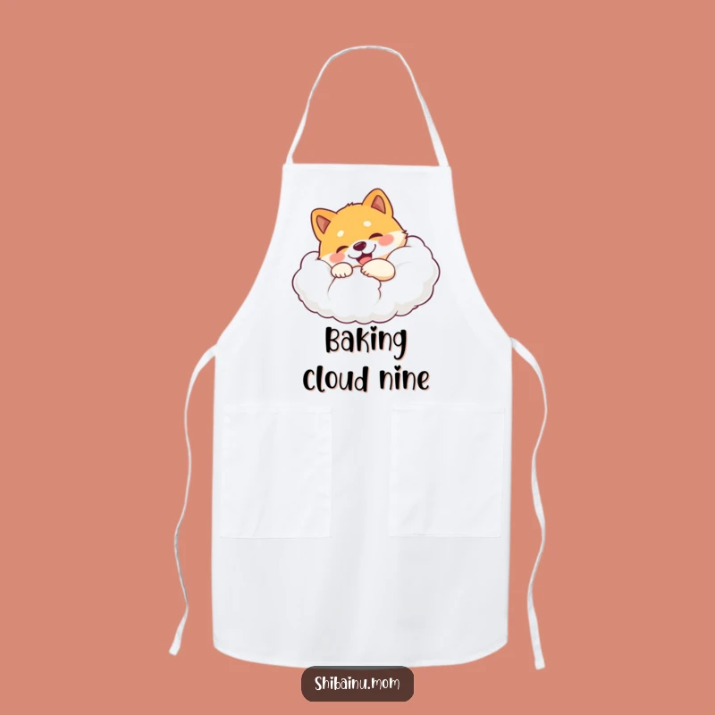 Funny Shiba Inu Cloud Hug Apron - Chef Dog Lover Gift