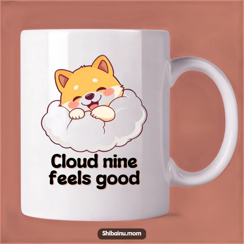Funny Shiba Inu Cloud Hug Mug - Adorable Dog Lover Gift