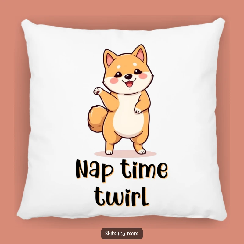 Funny Shiba Inu Dancing Pillow - Soft & Playful Dance Accent