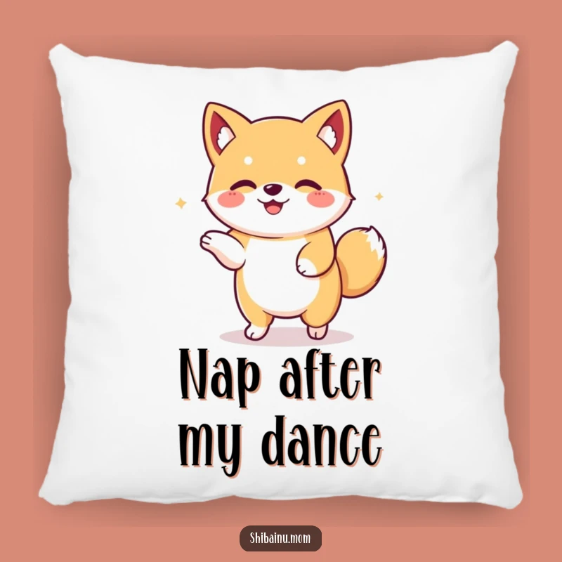 Funny Kawaii Shiba Inu Dance Pillow: Floppy Eared Pup for a Happy Cozy!