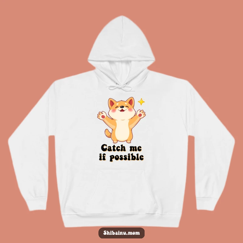 Funny Shiba Inu Star Hoodie: Catching Dreams, Cozy Wish, Warm Apparel