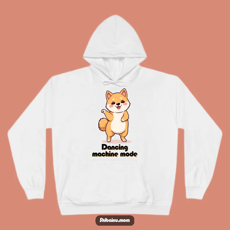 Cozy Funny Shiba Inu Dancing Hoodie - Warm & Playful Pup Gift