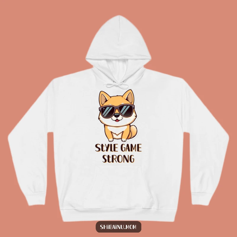Funny Cool Shiba Inu Sunglasses Hoodie - Warm & Hip Gift Idea
