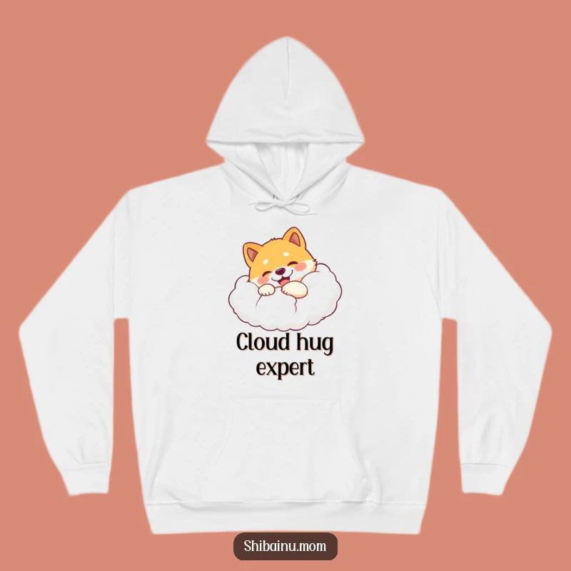 Funny Shiba Inu Cloud Hug Hoodie - Cozy Dog Fan Gift