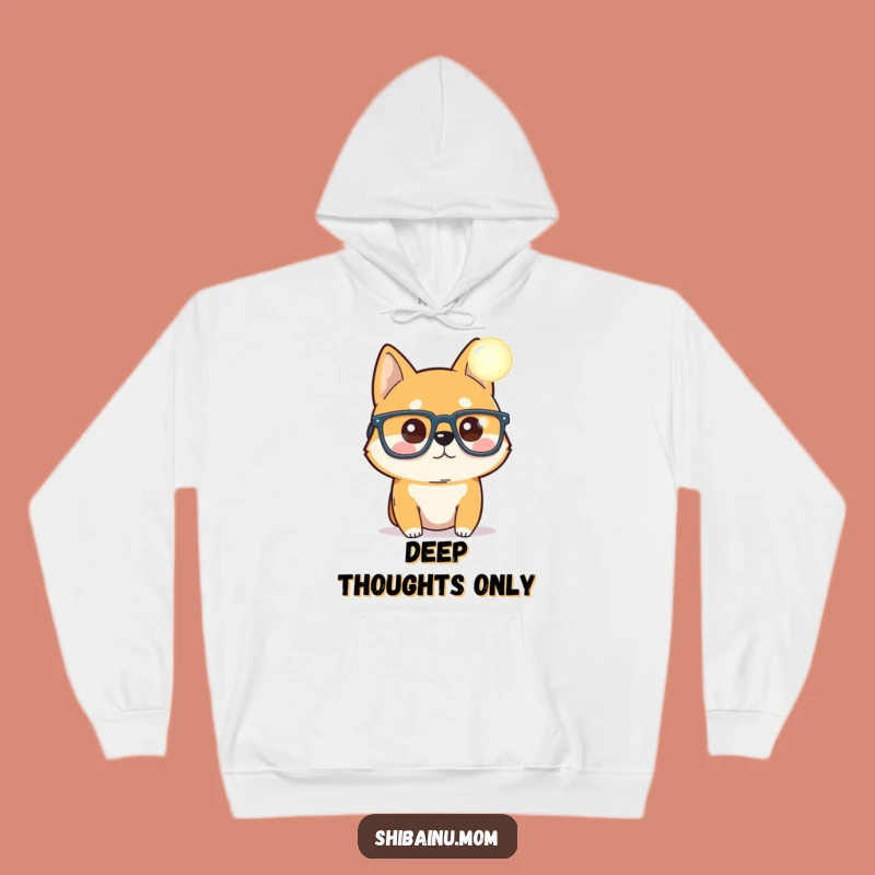 Funny Shiba Inu Orb Hoodie - Cozy Curious Shiba Gift