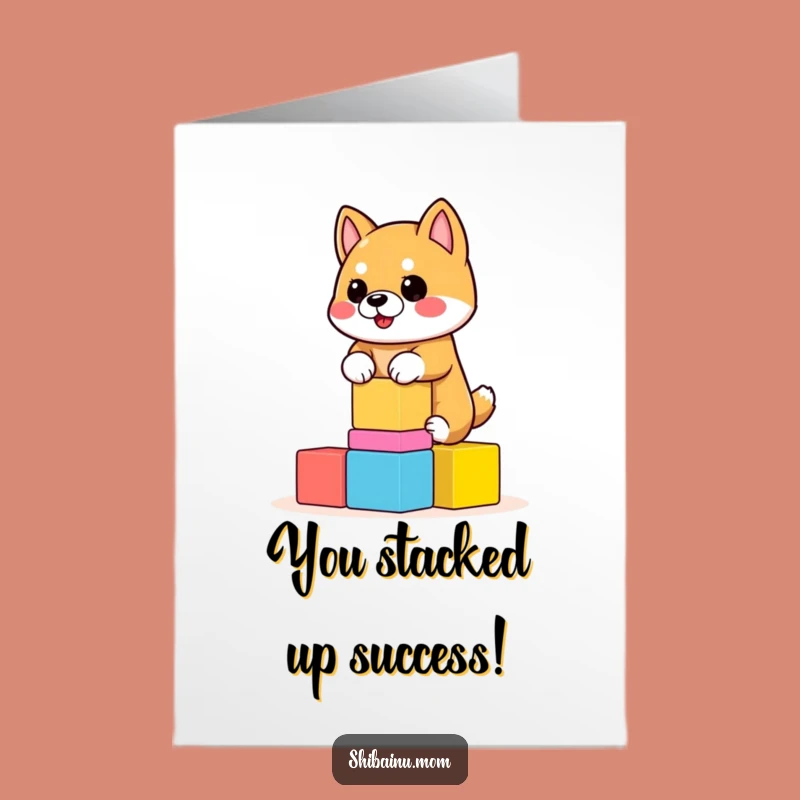 Shiba Inu Congratulations Card Free Printable: Amazing Feat Downloadable Gift