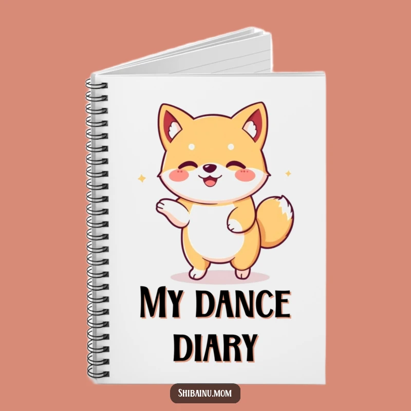 Funny Kawaii Shiba Inu Dance Notebook: Floppy Eared Pup for Happy Notes!