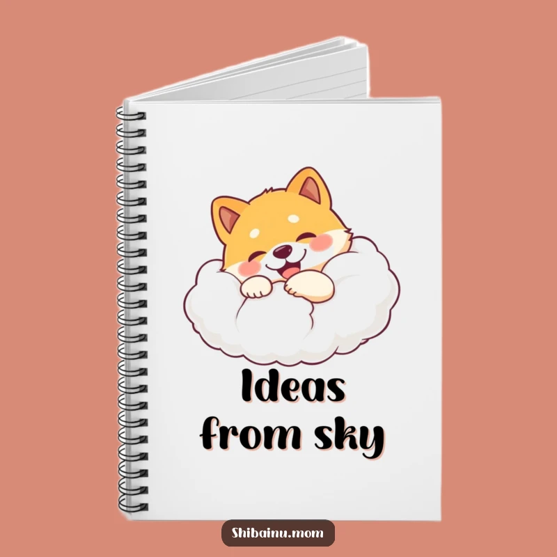 Funny Shiba Inu Cloud Hug Notebook - Dog Lover Journal