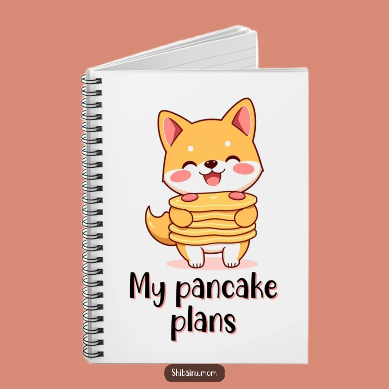 Funny Shiba Inu Pancake Notebook: Notes & Nibbles!