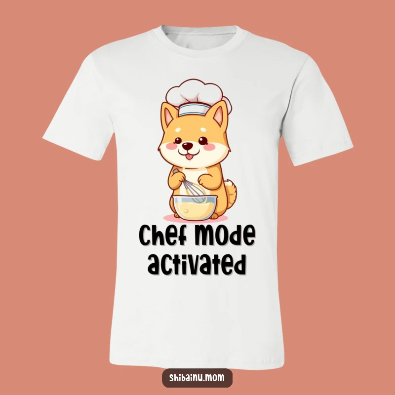 Shiba Inu Chef T-Shirt - Funny Baker Dog Apparel