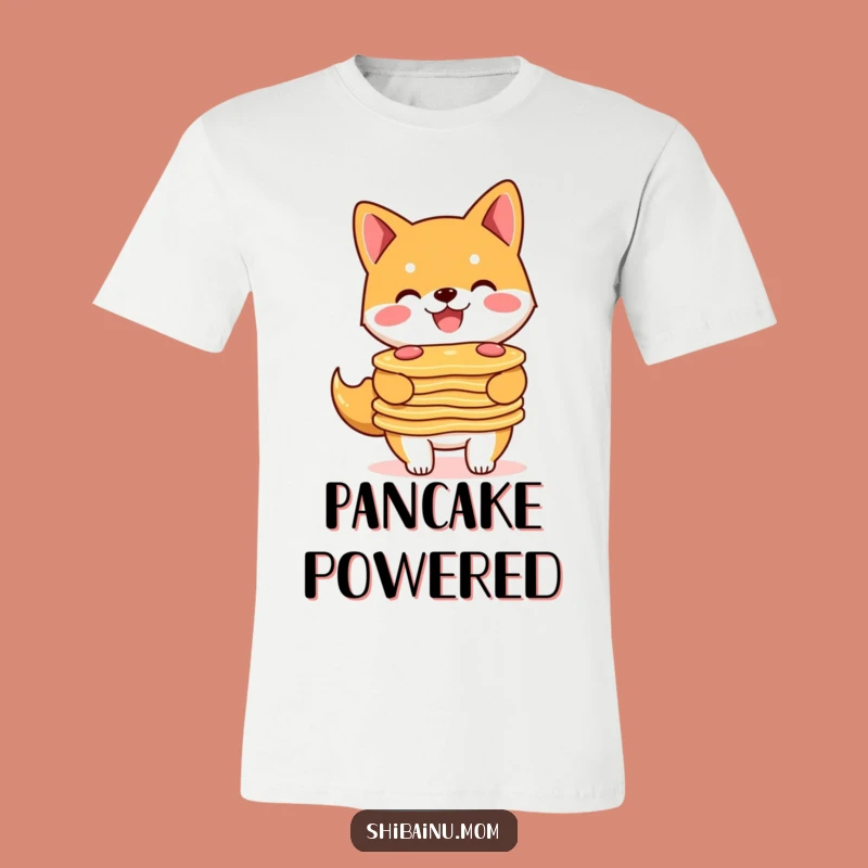 Funny Shiba Inu Pancake Lover T-Shirt: Wear Your Breakfast Joy!